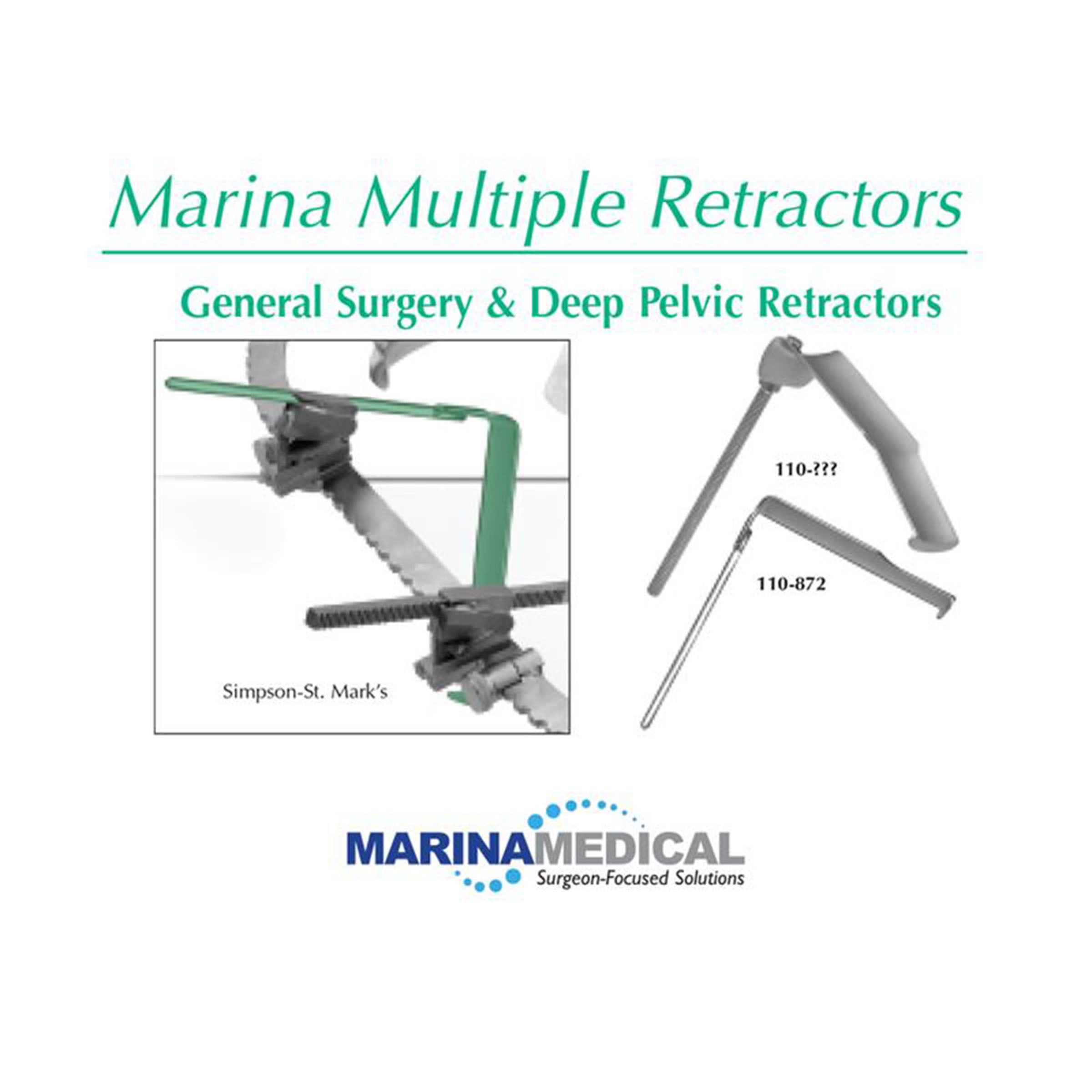 Marina Medical MultiTrac General Surgery and Deep Pelvic Retractors