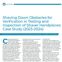 AED Shaver Leak Tester Receives U.S. Patent Recognition