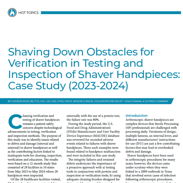 AED Shaver Leak Tester Receives U.S. Patent Recognition