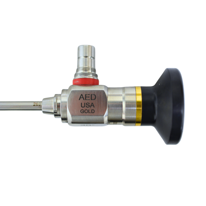 AED Gold Sinuscope, 4mm x 17.5cm, 30 Degree, Reverse Light Post | 8800B-R