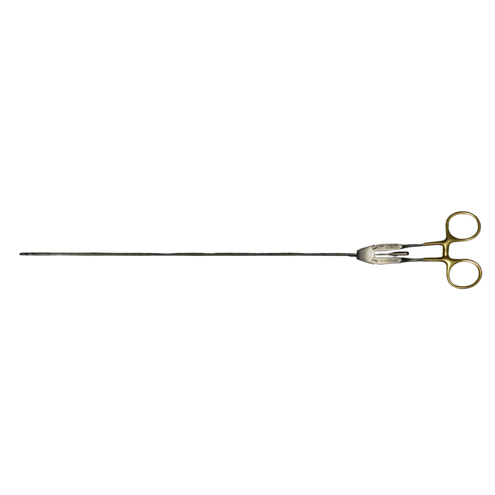Jarit CARB-BITE Needle Holder, Curved Left, 3.5mm x 33cm | 632-251