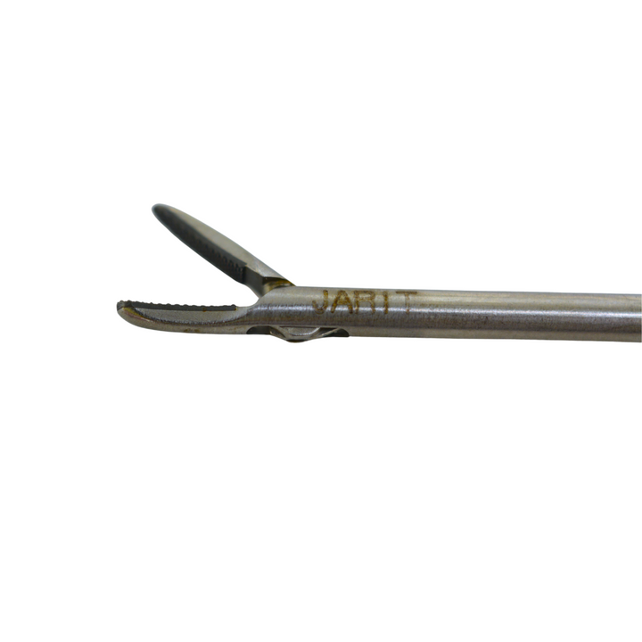 Jarit CARB-BITE Needle Holder, Curved Left, 3.5mm x 33cm | 632-251