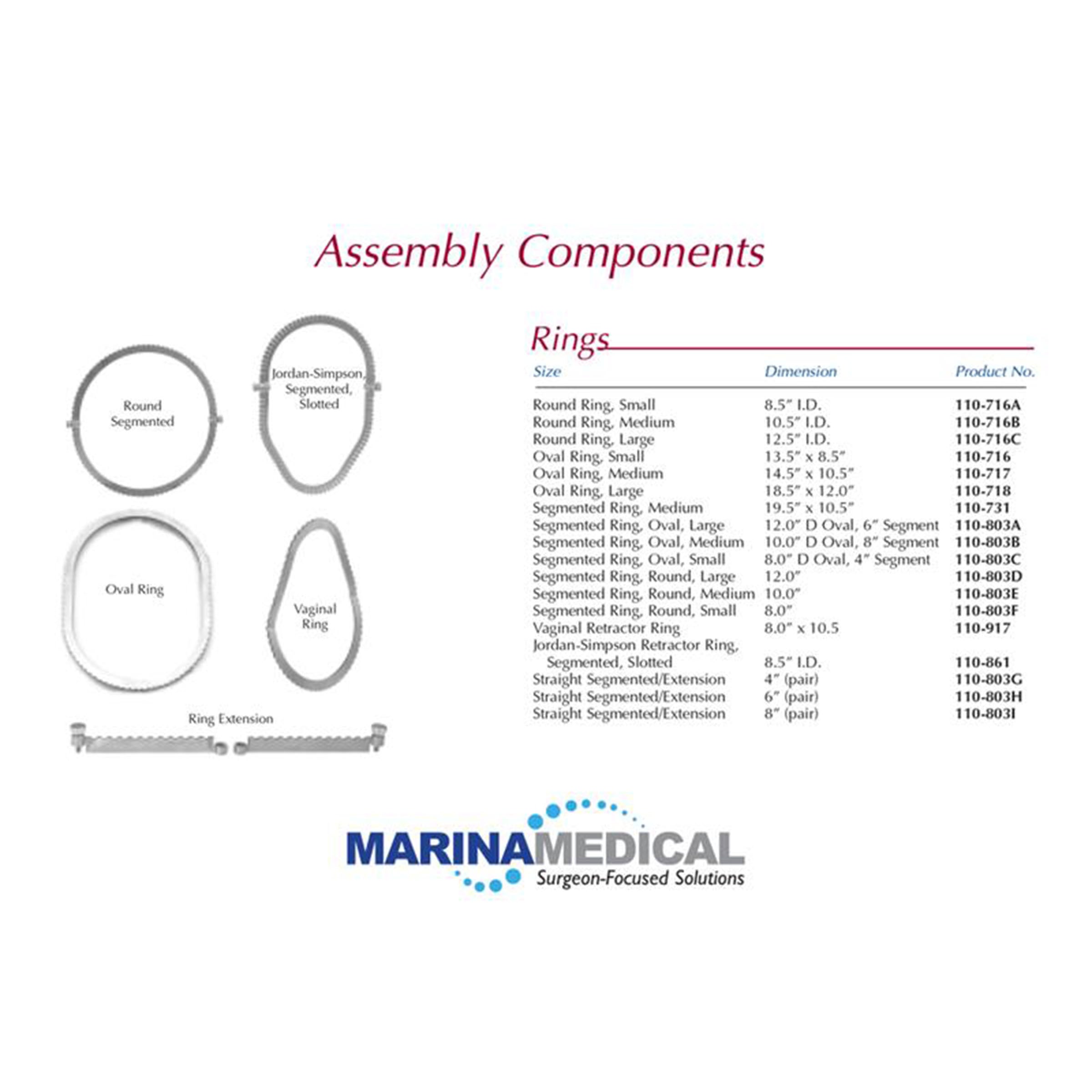 Marina Medical Multiple Retractor Rings, Multi-Trac | – Endoscopy ...
