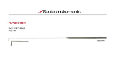 Sontec Instruments HL Vessel Hook Blunt, 35cm | 2800-7484 – Endoscopy ...