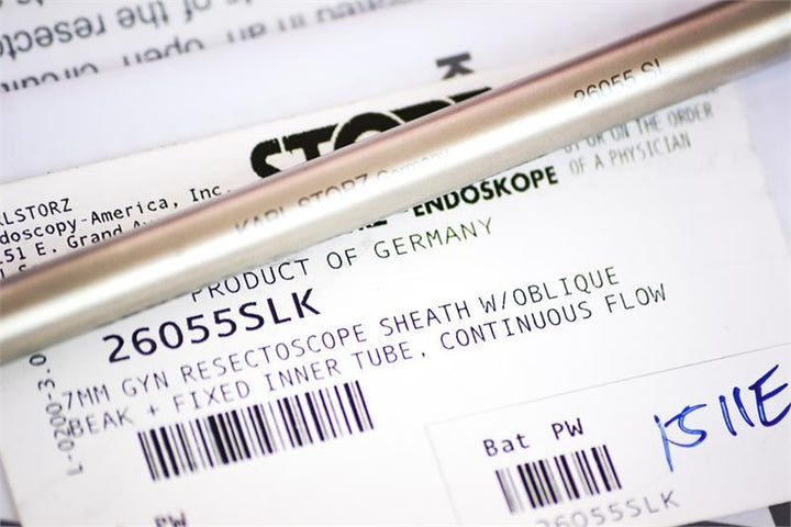 Storz Resectoscope Sheath w/ Oblique Beak and Fixed Inner Tube, 7mm | 26055SLK