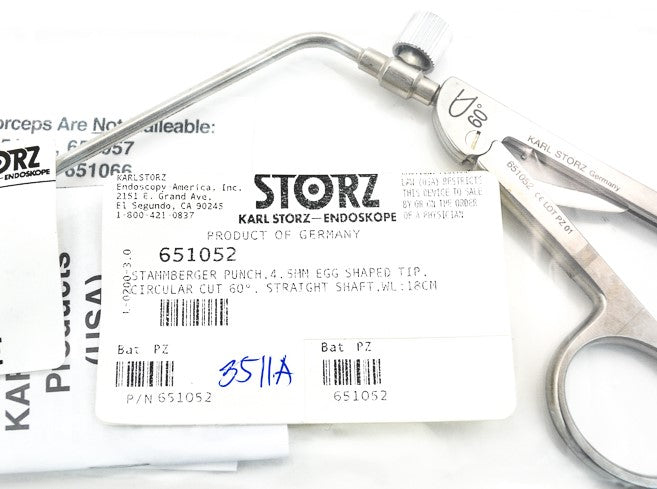 Storz Stammberger Punch 4.5mm Egg Shape Tip | 651052