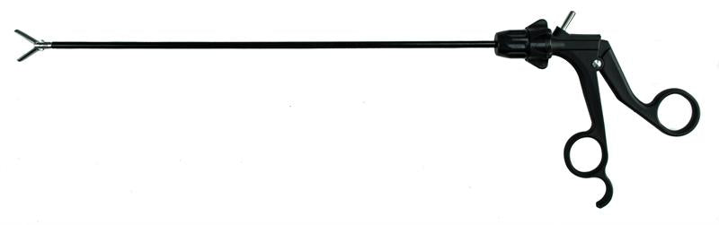AED Precise Fenestrated Curved Grasper Single Action 22mm Jaw P1312 Endoscopy Superstore