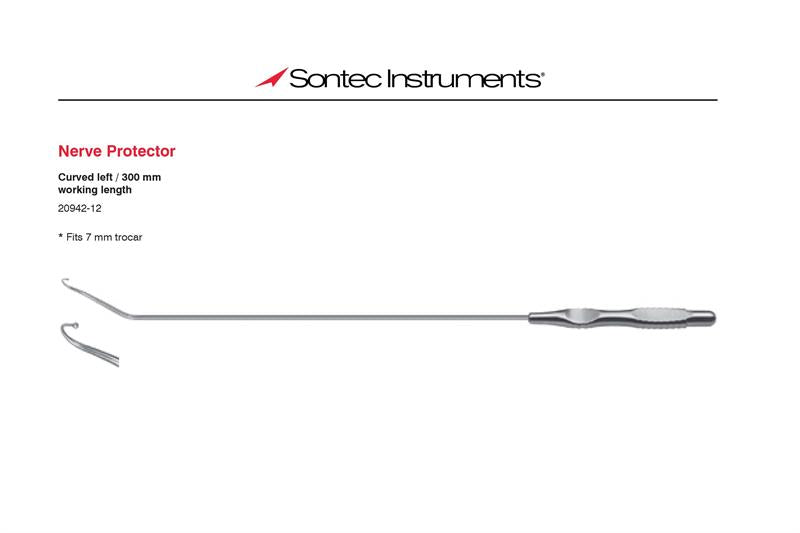 Sontec Instruments Nerve Protector, Curved Left, 30cm | 20942-12 ...